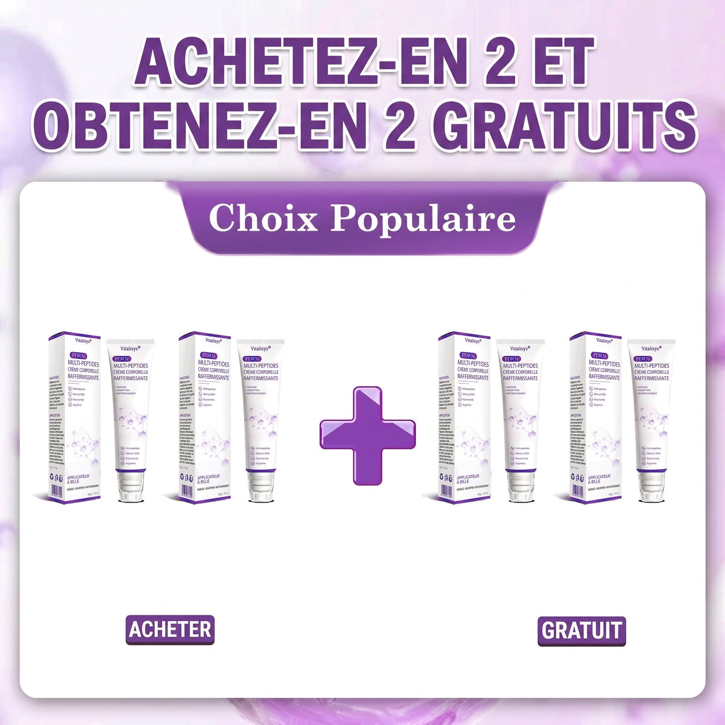 Boutique officielle✅ : Vitalisys® PDRN Crème Corps avec Roller 🎉 – Anti-âge, hydratation, fermeté et régénération. Pour un teint unifié, traite acné, taches pigmentaires et verrues 💎