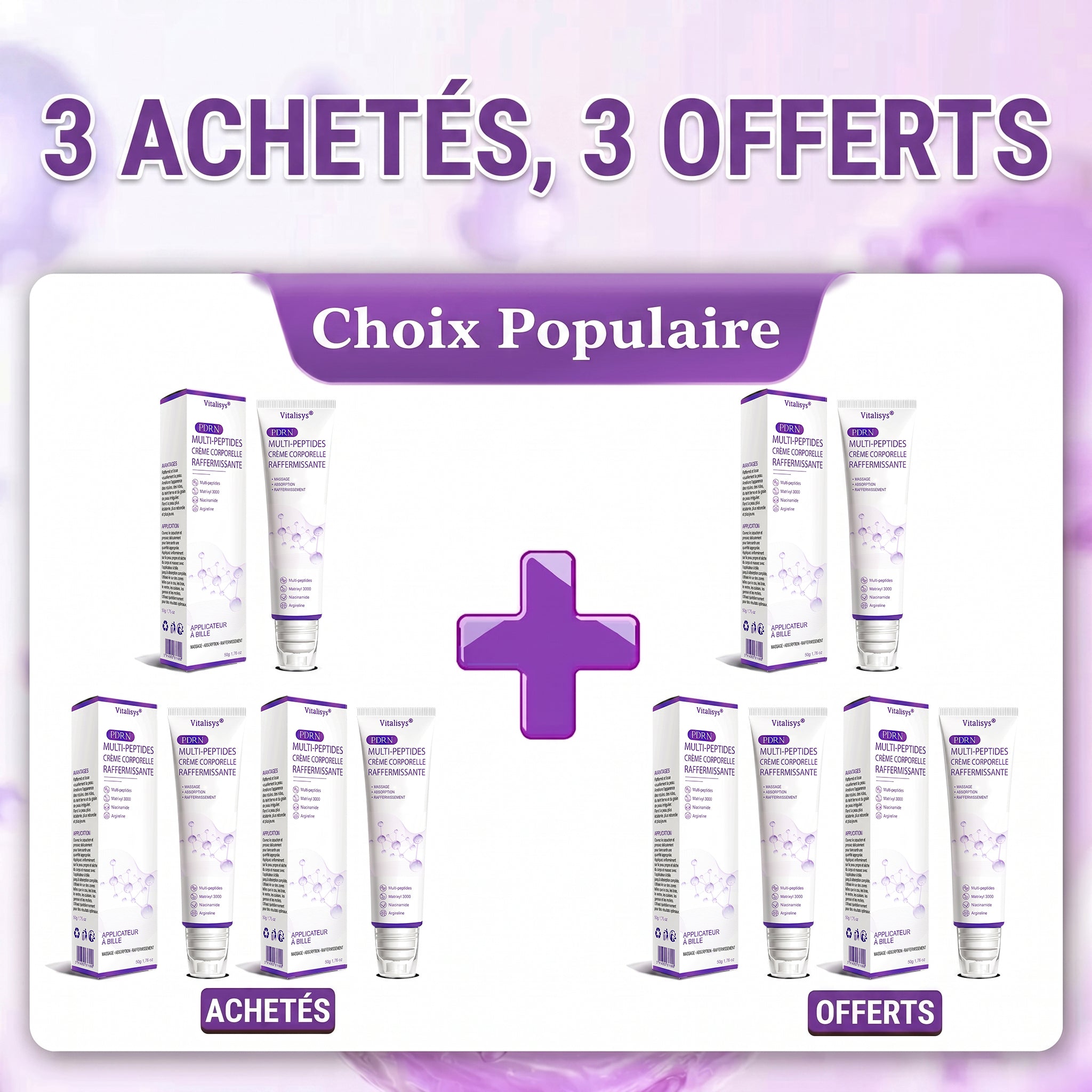 6 boîtes — Achetez-en 3 recevez-en 3 GRATUITES 📦