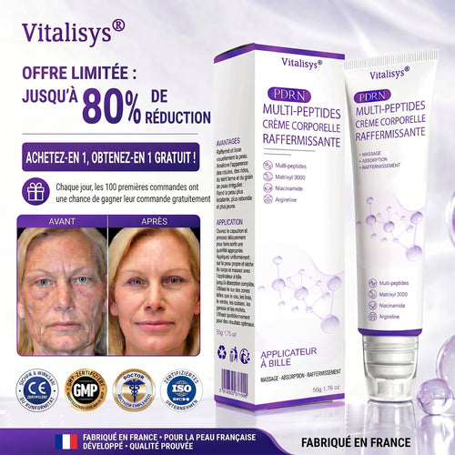 Boutique officielle❤️: Vitalisys® PDRN Crème Corps avec Roller– Anti-âge, hydratation, fermeté et régénération. Pour un teint unifié, traite acné, taches pigmentaires et verrues